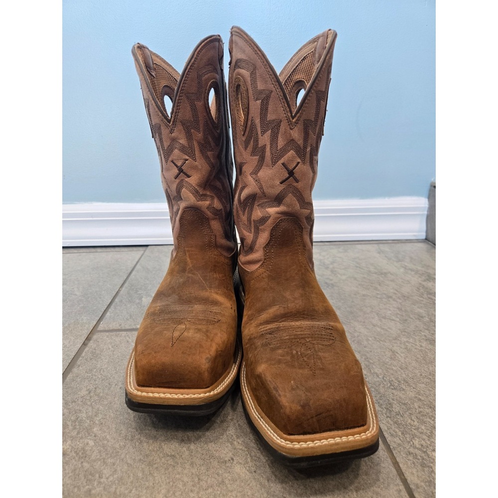 Twisted X 12 Inch Western Work Boot Safety Toe Brown/Tan